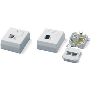 Розетка RJ 45 и телефон Hyperline SB-GTS1-8P8C-C6-WH