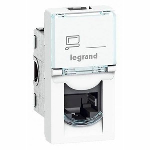 Розетка RJ 45 и телефон Legrand 076551 Mosaic