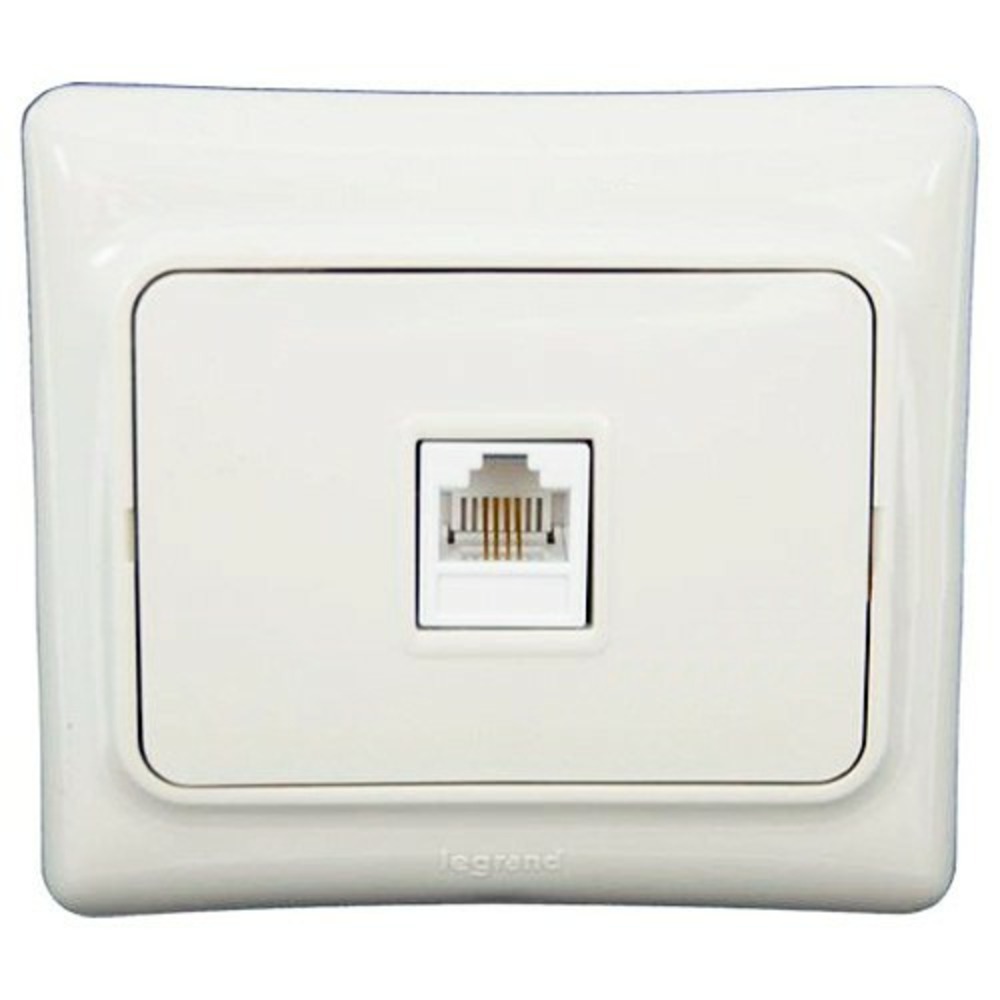 Розетка RJ 45 и телефон Legrand 782114 Kaptika