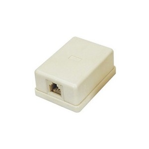Розетка RJ 45 и телефон Greenconnect GC-RJ11-1/beige