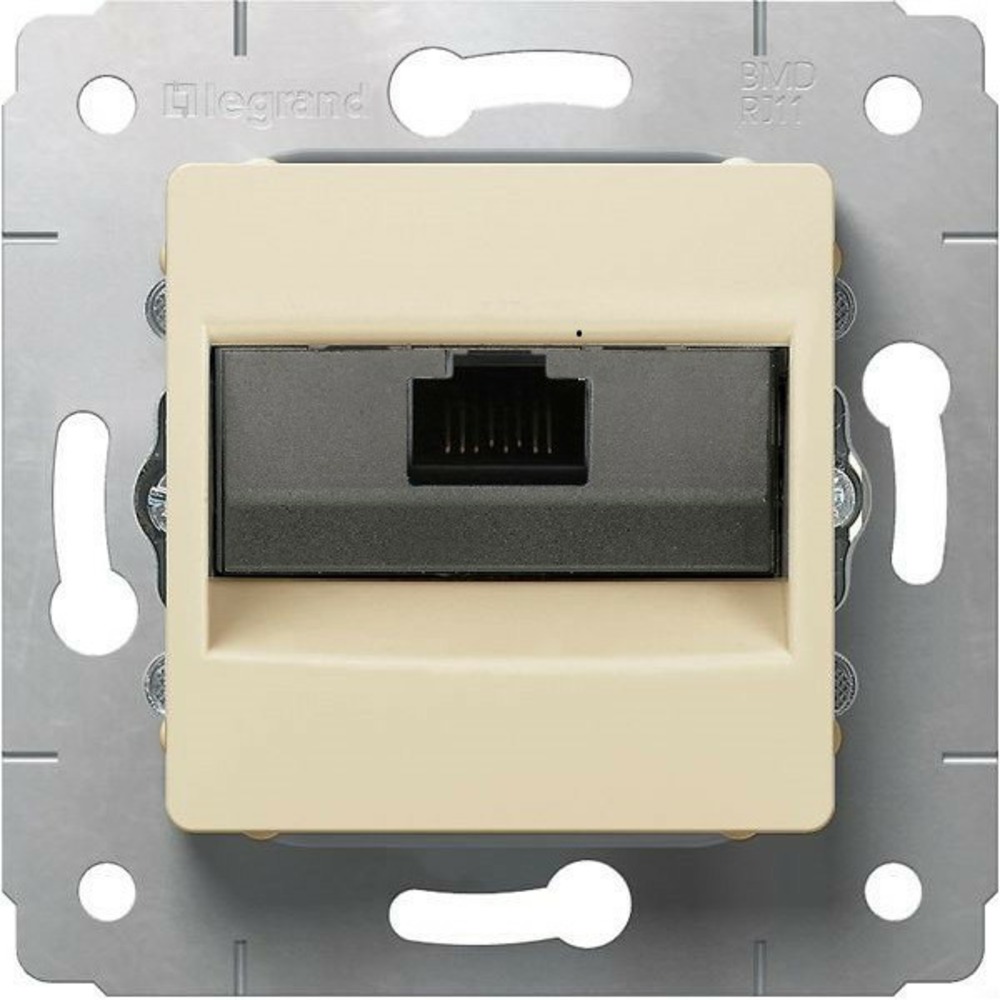 Розетка RJ 45 и телефон Legrand 773741 Cariva