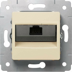 Розетка RJ 45 и телефон Legrand 773741 Cariva