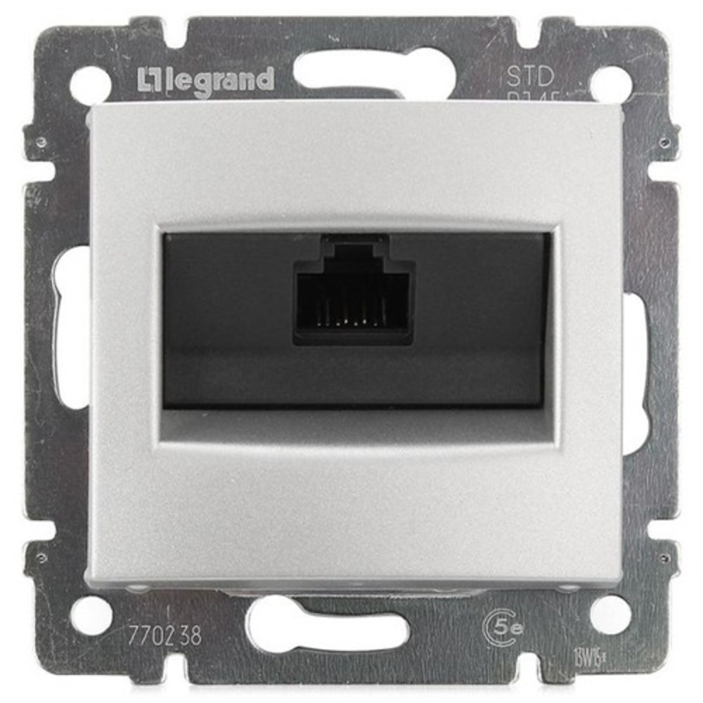Розетка RJ 45 и телефон Legrand 694286 Valena