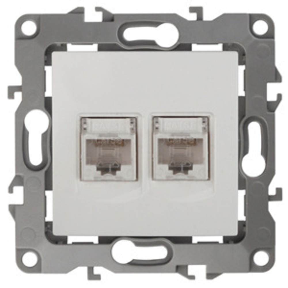 Розетка RJ 45 и телефон ЭРА 12-3108-01