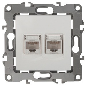 Розетка RJ 45 и телефон ЭРА 12-3108-02