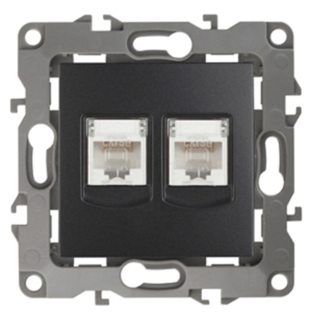 Розетка RJ 45 и телефон ЭРА 12-3108-05