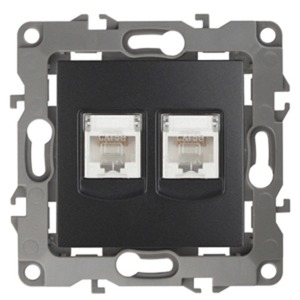 Розетка RJ 45 и телефон ЭРА 12-3108-05