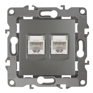 Розетка RJ 45 и телефон ЭРА 12-3108-12