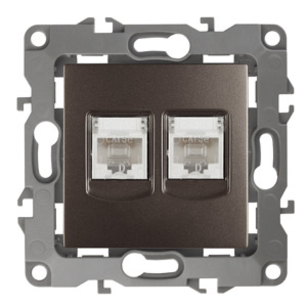 Розетка RJ 45 и телефон ЭРА 12-3108-13