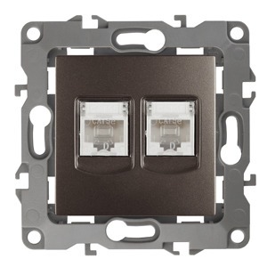 Розетка RJ 45 и телефон ЭРА 12-3108-13