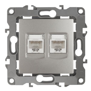 Розетка RJ 45 и телефон ЭРА 12-3108-15