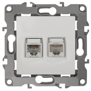 Розетка RJ 45 и телефон ЭРА 12-3109-01