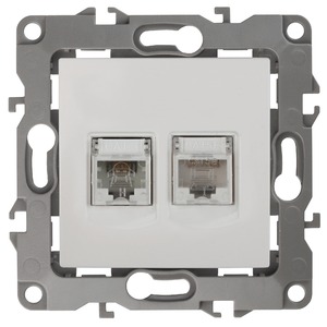Розетка RJ 45 и телефон ЭРА 12-3109-02