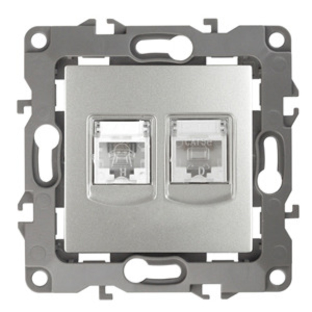 Розетка RJ 45 и телефон ЭРА 12-3109-03