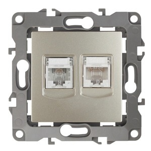 Розетка RJ 45 и телефон ЭРА 12-3109-04