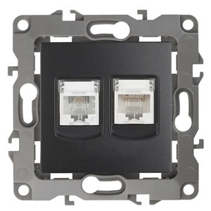 Розетка RJ 45 и телефон ЭРА 12-3109-06