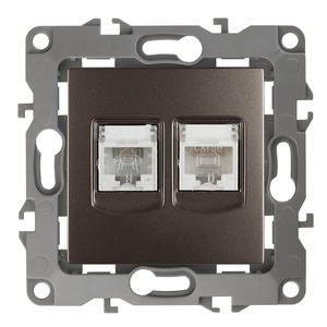 Розетка RJ 45 и телефон ЭРА 12-3109-13