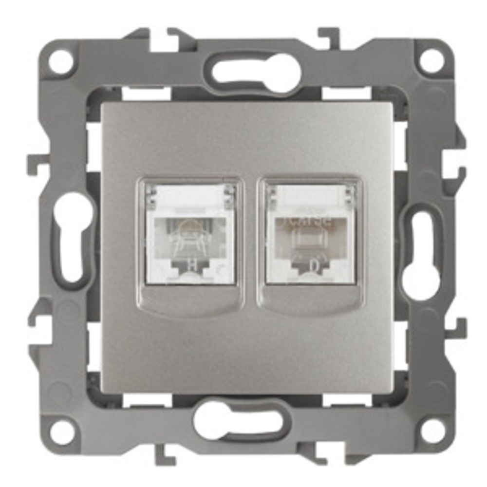 Розетка RJ 45 и телефон ЭРА 12-3109-15