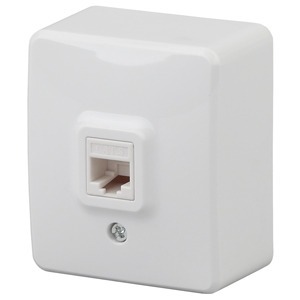 Розетка RJ 45 и телефон ЭРА 11-3202-01