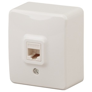 Розетка RJ 45 и телефон ЭРА 11-3202-02