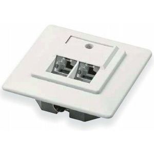 Розетка RJ-45 Hyperline SB-GTF2-8P8C-C5E-SH-WH