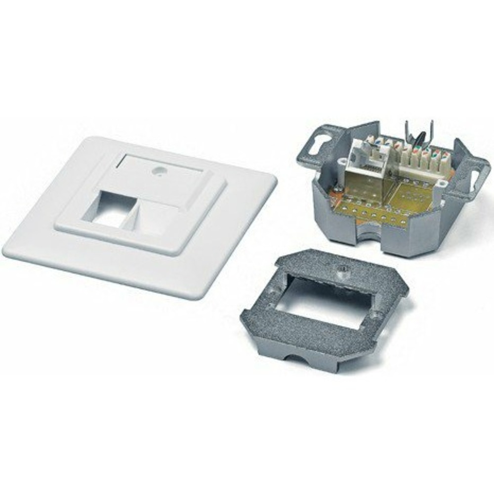 Розетка RJ-45 Hyperline SB-GTF1-8P8C-C6-WH
