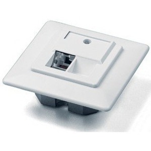 Розетка RJ-45 Hyperline SB-GTF1-8P8C-C6-WH
