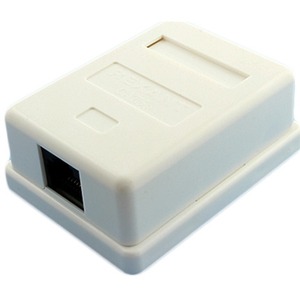 Рoзетка компьютерная внешняя PROconnect 03-0121-9 1-порт RJ-45 (8P8C), UTP неэкранированная, категория 5e, пакет, 1шт