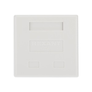 Рoзетка компьютерная внешняя Rexant 03-0136 2-порта RJ-45 (8P8C), UTP неэкранированная, категория 6