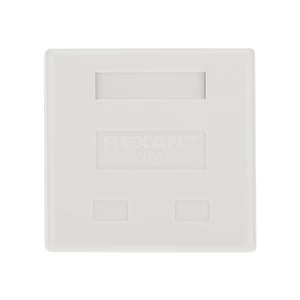 Рoзетка компьютерная внешняя Rexant 03-0146 2-порта RJ-45 (8P8C), FTP экранированная, категория 6