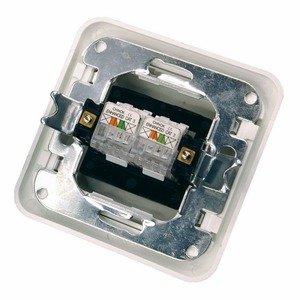 Розетка RJ 45 и телефон Rexant 03-0010 Рoзетка телефонная внутренняя, 2 порта RJ-14 (10 штук)