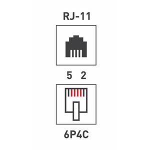 Розетка RJ 45 и телефон Rexant 03-0010 Рoзетка телефонная внутренняя, 2 порта RJ-14 (10 штук)