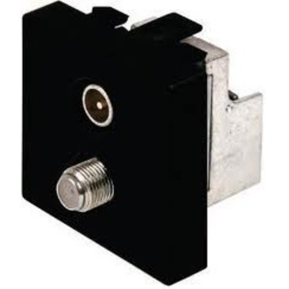 Механизм розетки Fede Накладка ТВ розетки 2-ой (FD0322-M)