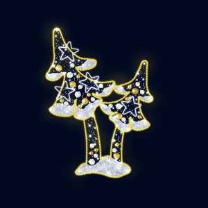 Декоративное панно Neon-Night 501-582 "Елочки" 150 см