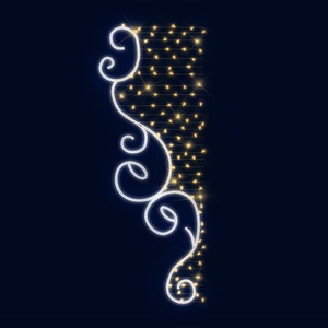 Декоративная консоль Neon-Night 501-593 Занавес узорный 150 см (цвет на выбор)