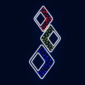 Декоративная консоль Neon-Night 501-674 Ромбы 150 см (цвет на выбор)