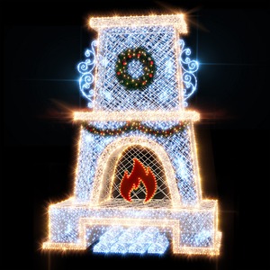 Декорация Neon-Night 501-679 Камин "Уют" 285 см (цвет на выбор)