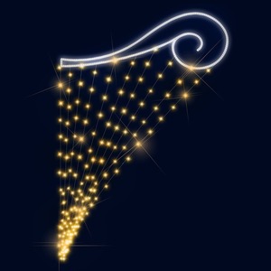 Декоративная консоль Neon-Night 501-737 Рог изобилия 150 см (цвет на выбор)
