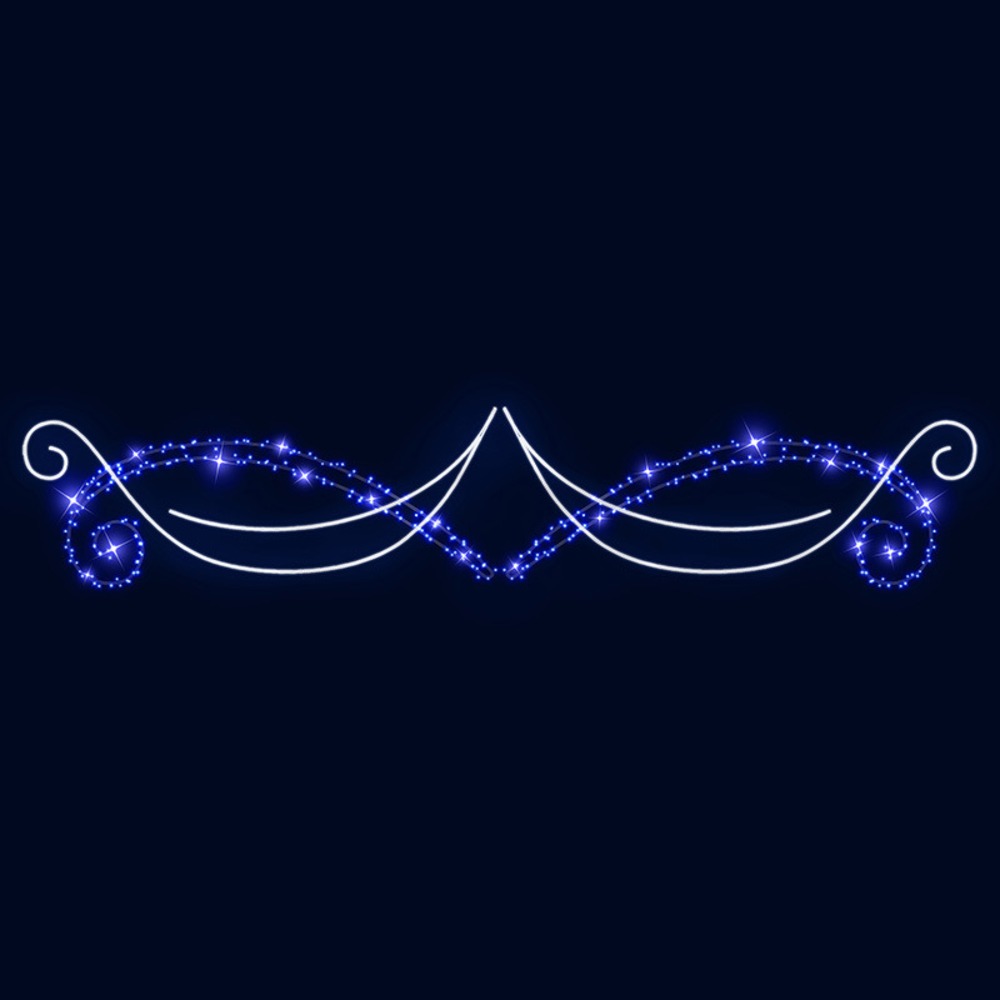Декоративная перетяжка Neon-Night 501-747 Вьюга 600х110 см (цвет на выбор)