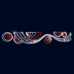 Декоративная перетяжка Neon-Night 501-752 Космос 600х100 см (цвет на выбор)