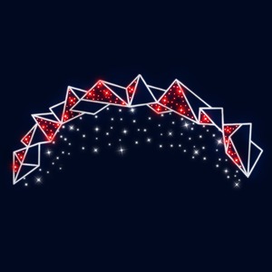 Декоративная перетяжка Neon-Night 501-764 Айсберг 450х200 см (цвет на выбор)