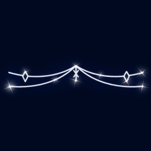 Декоративная перетяжка Neon-Night 501-455 Блеск 300х50 см (цвет на выбор)