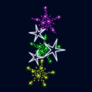 Декоративная консоль Neon-Night 501-464 Северное сияние 150 см (цвет на выбор)