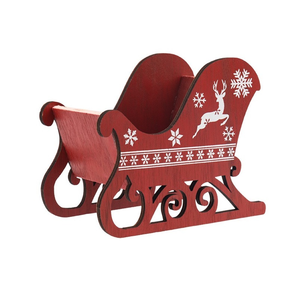 Деревянная фигурка Neon-Night 504-003 «Сани» 11,5х7,5х9,5 см