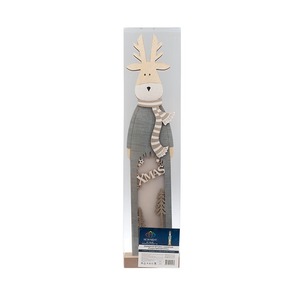 Деревянная фигурка с подсветкой Neon-Night 504-007 «Рождественский олень» 11х5х47 см