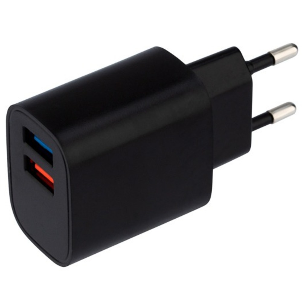 Сетевое зарядное устройство Rexant 16-0283 2 x USB, 5V, 2.4 A, черное