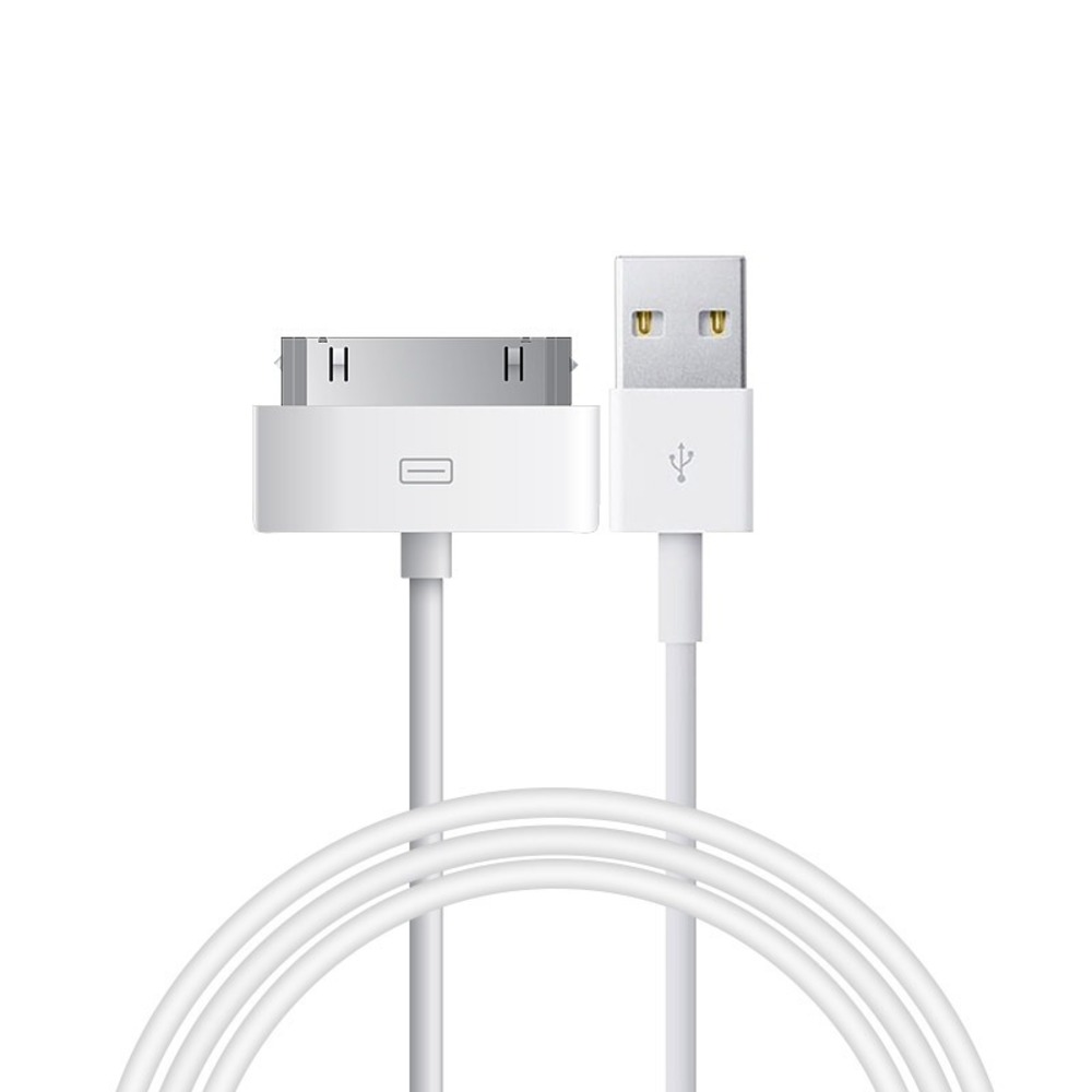 Apple (30pin) кабель hoco 6957531033448 X1, белый 1.0m
