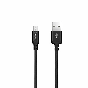 Micro USB кабель hoco 6957531062844 X14, черный 1.0m