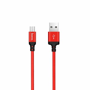 Micro USB кабель hoco 6957531062851 X14, красный 1.0m