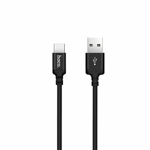 USB TypeC кабель hoco 6957531062868 X14, черный 1.0m